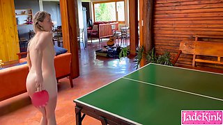 Jade Kink And Admin Kink In Ping Pong With Stepdaddy Ends Up With Rough Sex
