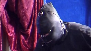 Masked Mature MILF Drenched in Hot Wax and Bondage