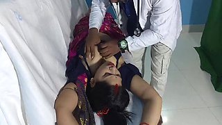Hot Bengali Aunty Gets Creampie Fingering From Doctor At Clinic