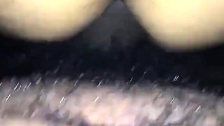 Wonderful being assfucked by black cock outdoors