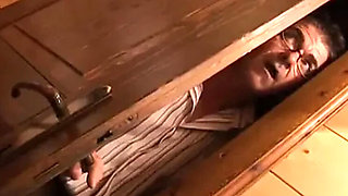 Dirty stepdaughter loves stepdaddy's cock - teen police taboo in bathroom