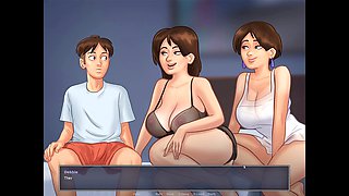 Hot milf threesome, step mom shares bed, game gallery
