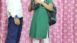 Desi School Girl Fucks Stepbrother on Rakshabandhan - Homemade Indian Sex with Puja