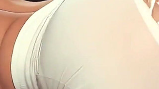 Creamy Pussy Fuck! Gym Sex! Ripped Leggings Fuck Riding Cowgirl