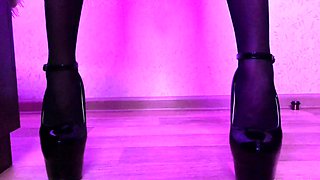 Busty brunette solo masturbation