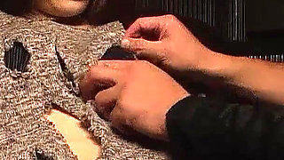 Skinny Asian teen fucked to orgasm by step dad