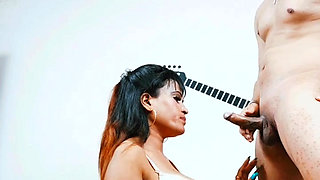 Aman put his cock in Ruksar's pussy and fucked her