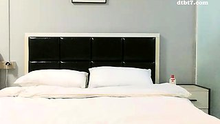 Loud asian chick fingering on hidden cam