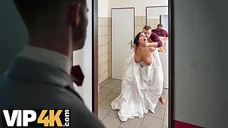 Brunette Bride's Toilet Adventure: A Chubby Czech's Cheating Story