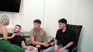 My fiancé's bitch is unfaithful to me in an epic foursome