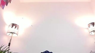 Shemale tranny enjoying solo masturbation