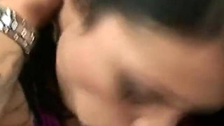 Brunette MILF Sucks Big Cock to Explosive Orgasm