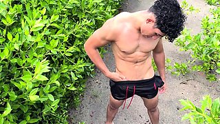 Beautiful Latino Muscle Boy Big Dick Handjob