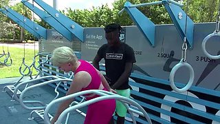 Workout Buddies Get Down and Dirty