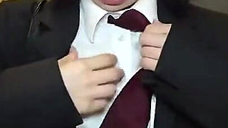 Misaki After School - No Bra No Panties Uniform Date with Her Pale F Cup Curves and First Mouth Finish