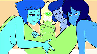 Hot Lesbian Cartoon - Peridot's Botany Class XXX Hentai Parody