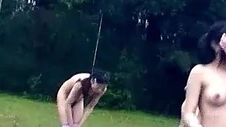 Japan Teen gives a titjob after soccer referee