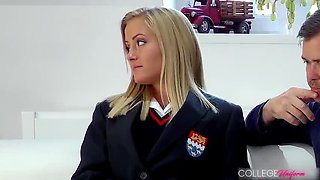 Sicilia Blonde Schoolgirl Squirting Fuck After Class HD