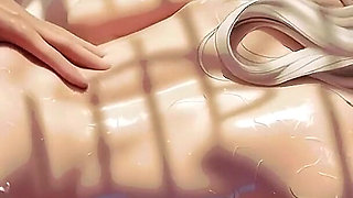 The Third Episode of the White-haired Beauty Series Is Here! Make You Lose Control and Get Extremely Aroused Ai-generated