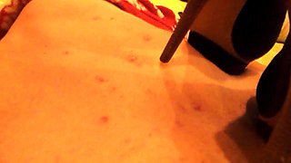Fetish with studded heels