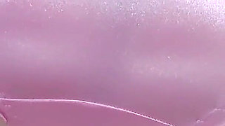 Shiny Pink Satin Panties Pantyjob Grind Fuck and Cum - Satincum