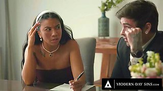 MODERN-DAY SINS - Groom FREE USES Hot Bride Gizelle Blanco In Front Of Their Witnesses