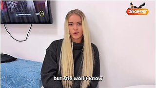 The Neighbor Came For Salt, But It All Ended In Fucking! - Barbie Angel