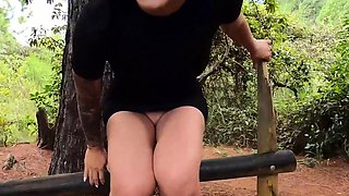 Big ass latina girl from nature fucked hard in the woods
