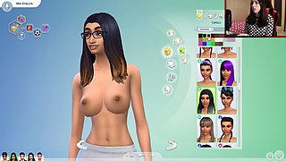 Lana Rhoads from The Sims 4 gets naughty at the gym