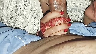 Desi Model Sucks Big Dick Hard in Homemade Blowjob Video