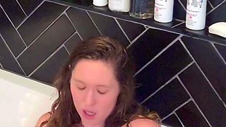 Big boobs webcam slut toys her asshole