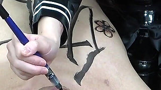 Female Students Hold Power University, Human Chairs, Tied up with Ropes, Body Graffiti, Tickling, They Treat Men Like Toys