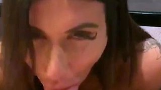 Czech amateur blowjob and fucking POV in public