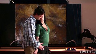 Jenna J Ross the Caucasian Beauty Devours Richie Calhouns Cock in Sloppy Deepthroat Action