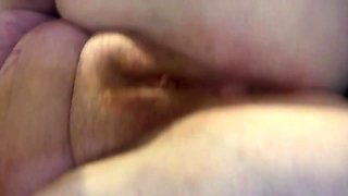 Massive bitch drains her bootie with her cork