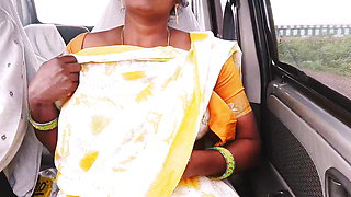 Car sex, indian saree maid long drive for sex with house owner, telugu dirty talks. Part-3