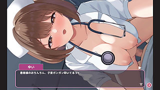 Hentai Game - Naughty Nurse Riding The Dick - Sakusei Shinsatsu