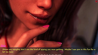 A Wife and Stepmother Real Fucking Ellie Mastubates While Watching Sam Fucking Sophia