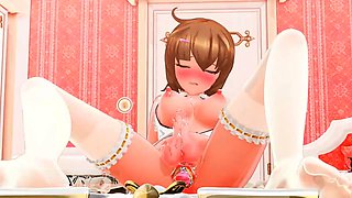Anime porn, mirror, sound