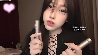 Lulu sticky tongue cleaning aceasmr