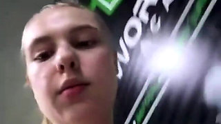 He Fucking My Anal While Im Squirting in the Gym
