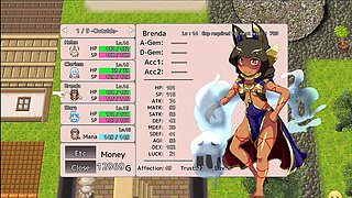 Curvy obese babe in wild porn games adventure