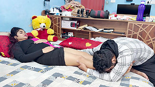 Malayali Boss Girl Feet Massage by Boy Staff