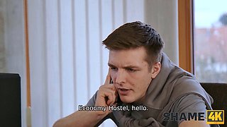 Tony Milak & Charlie Dean: Shameful MILF with huge natural tits gets caught and punished by her boy lover