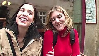 Satin Bloom and Arwen Slutbags Crave a Massive Tits POV Threesome