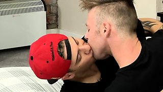 Inked UK gays Mickey Taylor and Tommy Skylar anal fuck