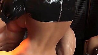 BDSM Threesome Anal Gag Ball and Domination