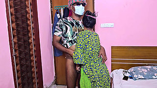 Indian sexy wife cheated on her husband and got hard by her