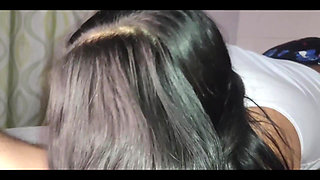 Stepsister has sex with stepbrother and helps him cum part 1 amateur sex in mexico