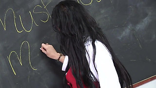 Kinky collegeboy punished for playing under his desk